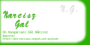 narcisz gal business card